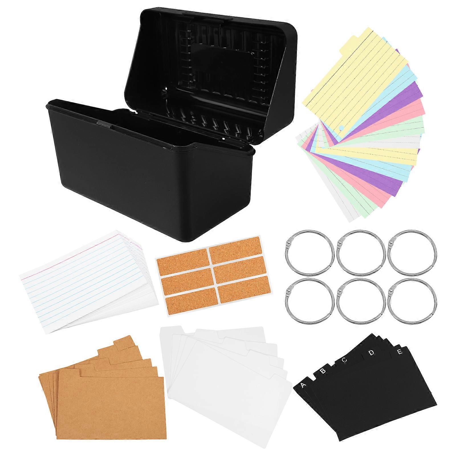 Index Card Organizer Case for Office and School Use 1Set