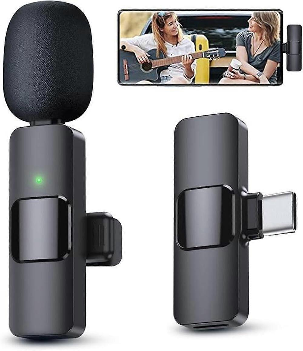 Mini Microphone Wireless USBC For Android Video Recording Compact USBC Mic Android Compatible