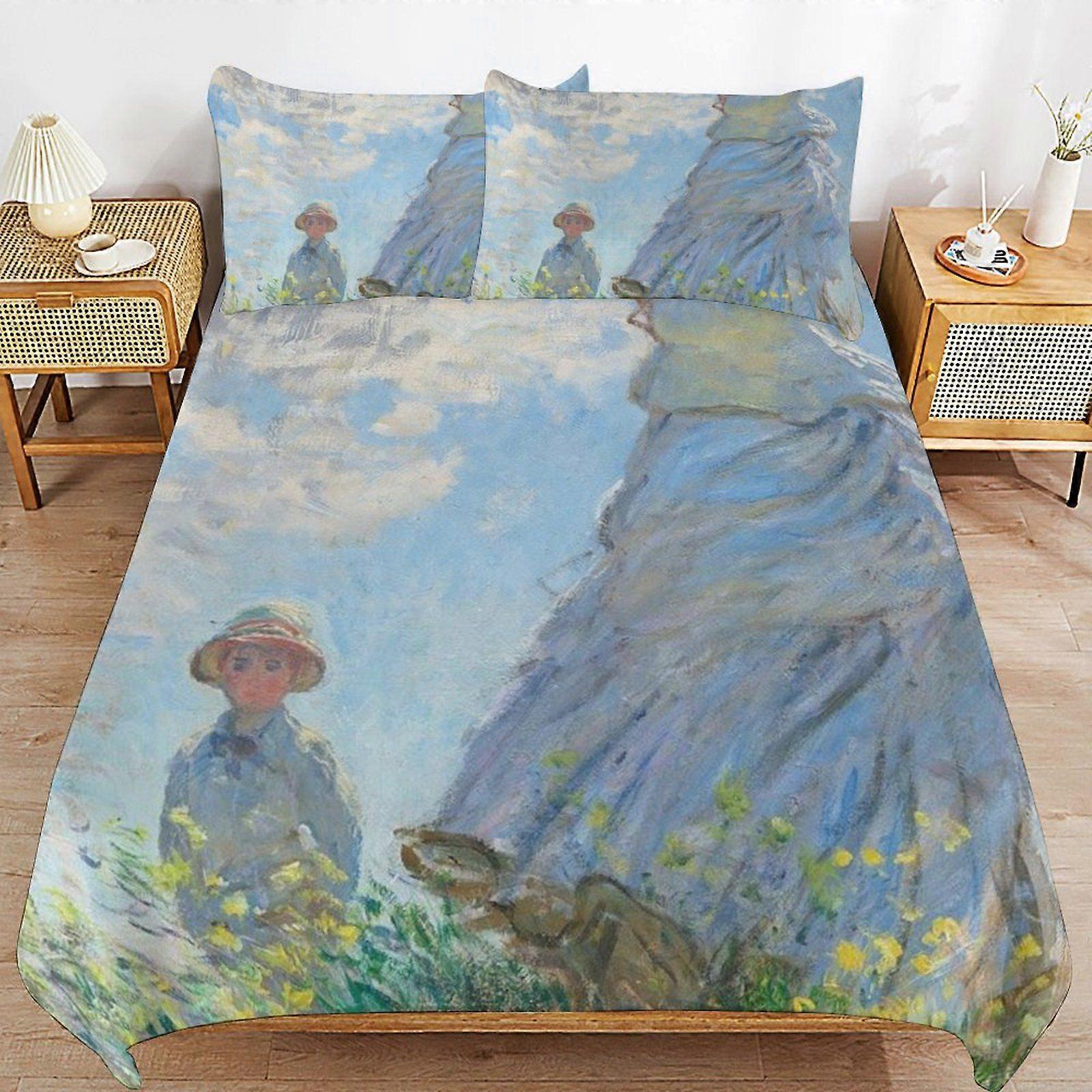 Van gogh Machine Washable Easy Zip Soft Bedding Support Consistent Layer Duvet Cover Sets Choice