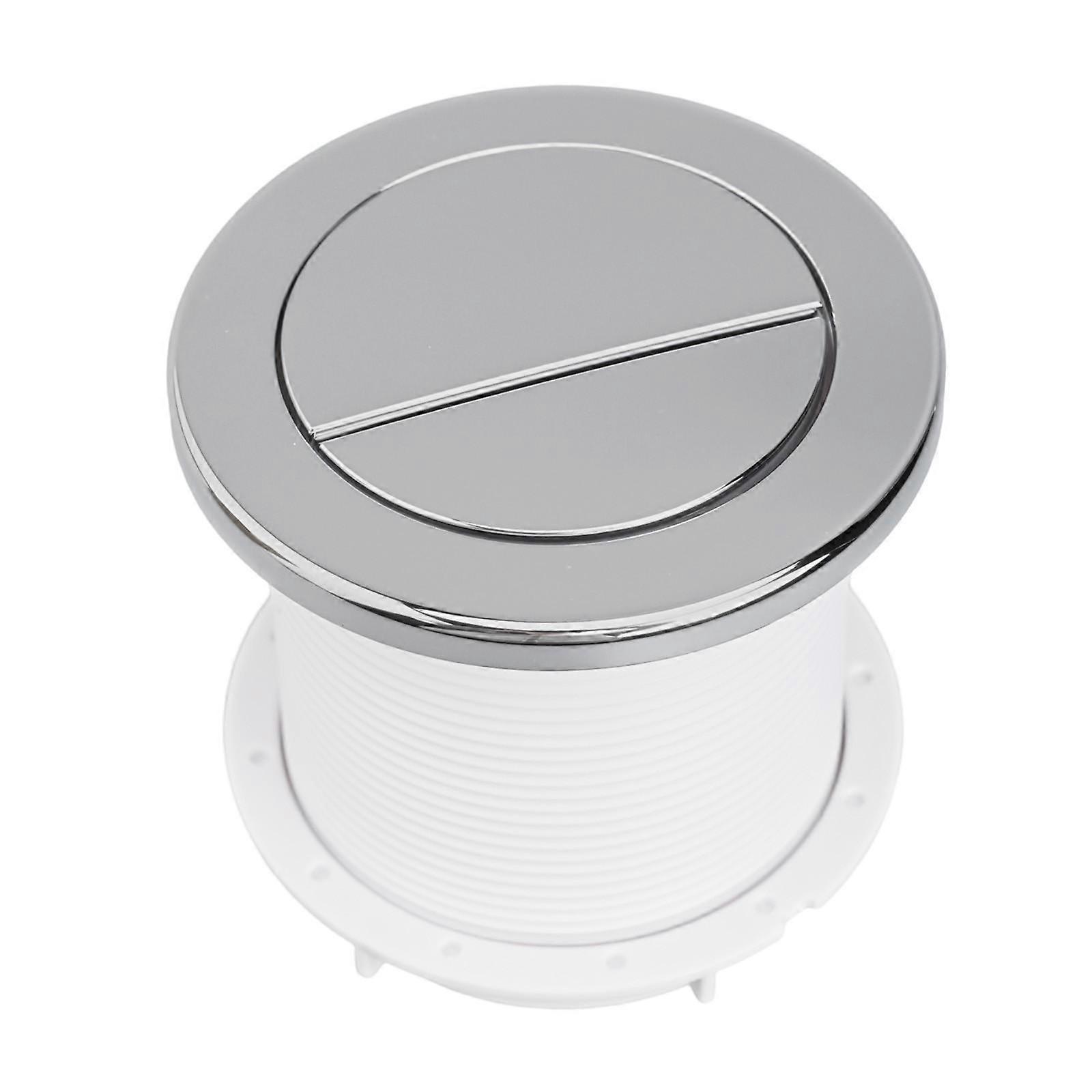 Twin Hose Toilet Push Button for Dual Flush Pneumatic Cisterns Sleek Design