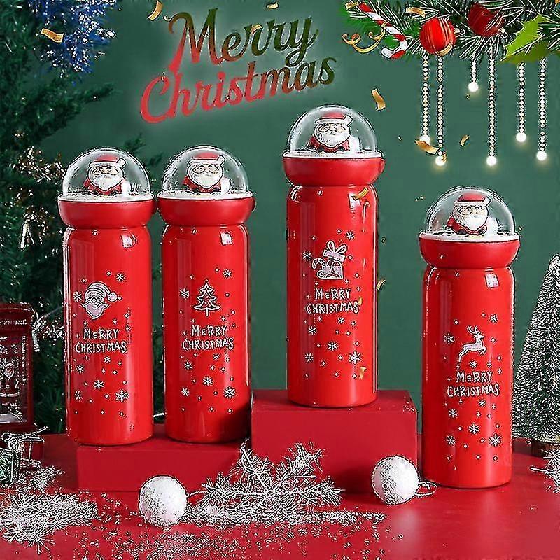 Julklapp Söt älgtecknad vattenkopp Festlig kreativ present julgran