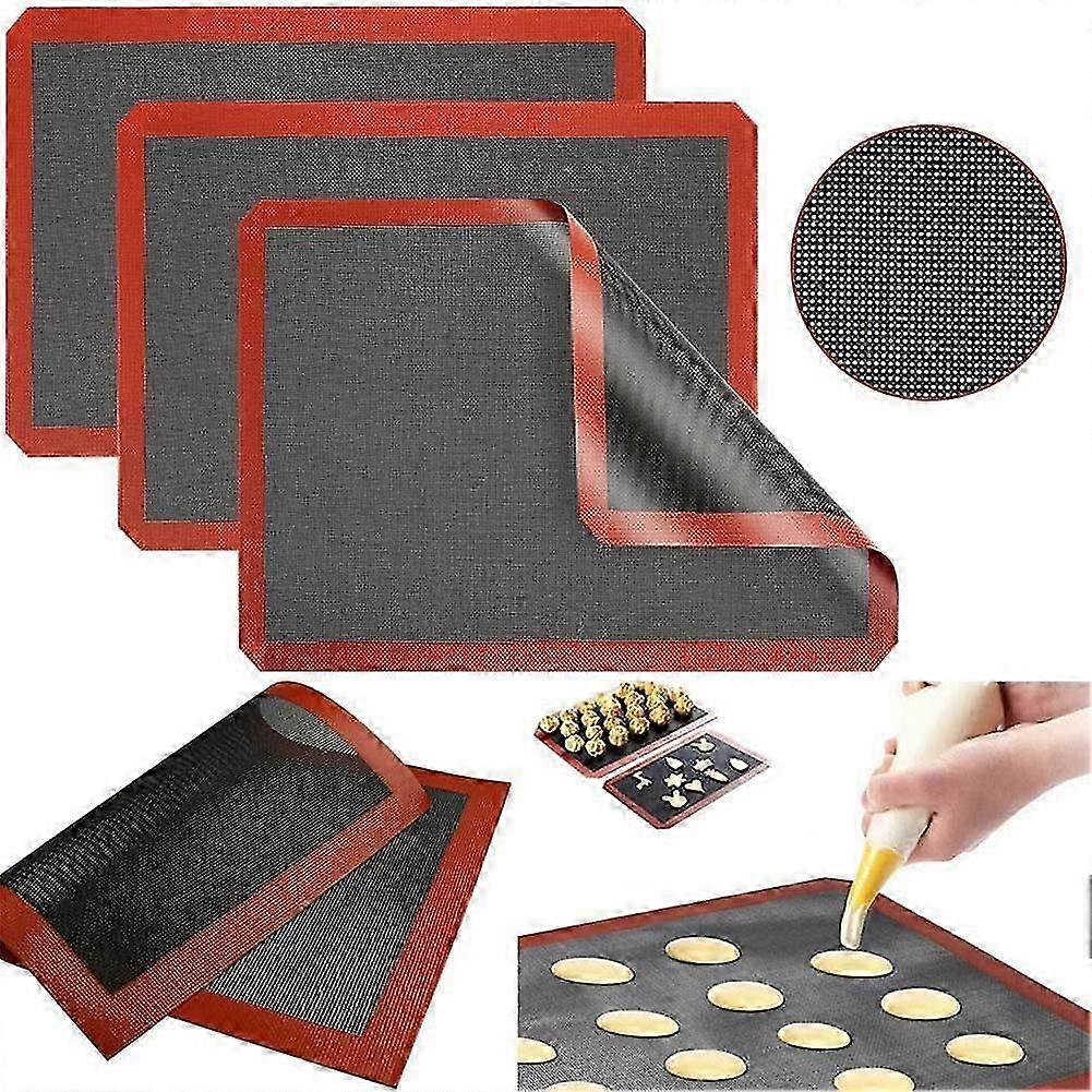 2026 Silicone baking mat breathable hollow grid baking mat