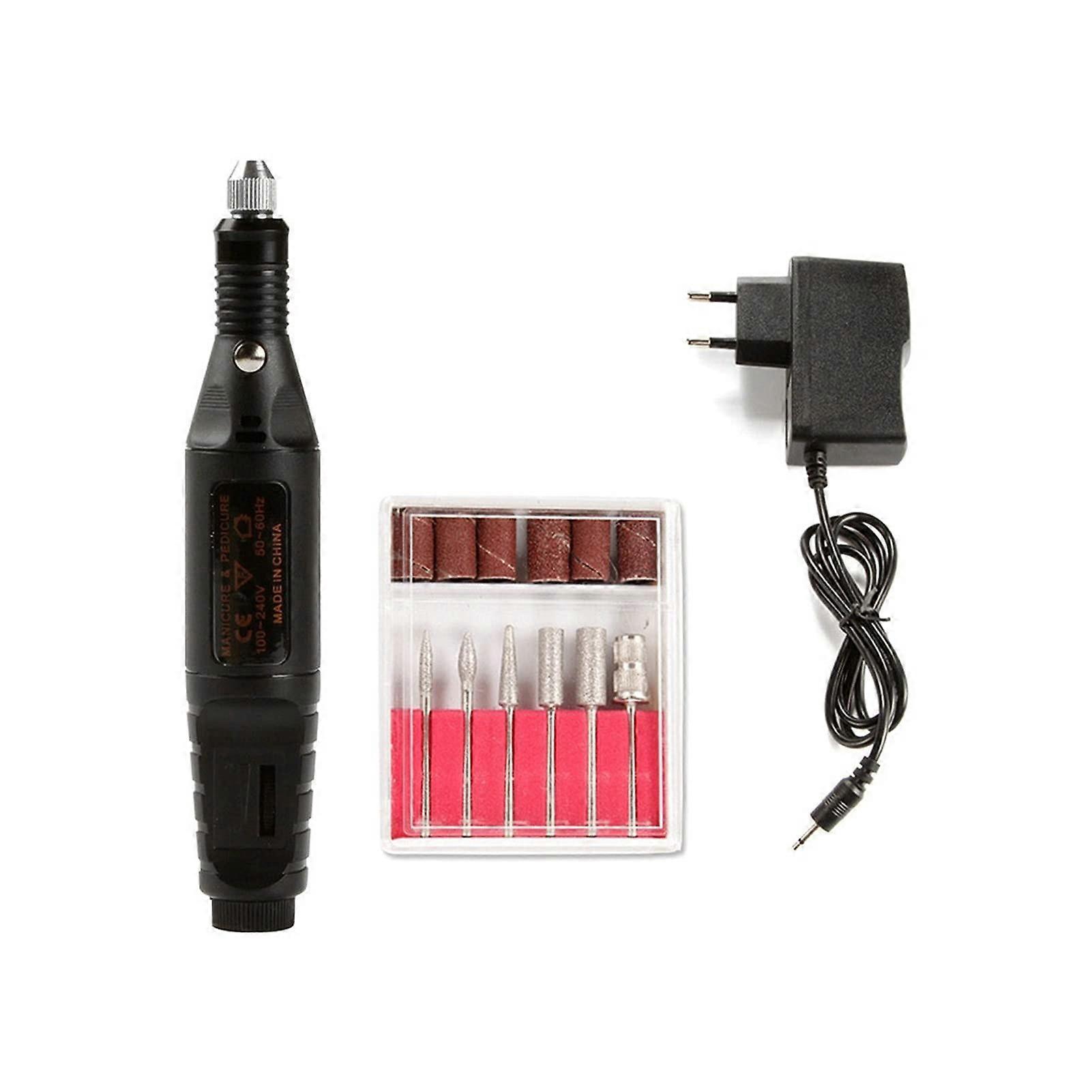 Electric Nail Drill for Acrylic Nails with Variable Speed, Low Noise, Lightweight Handpiece Kit