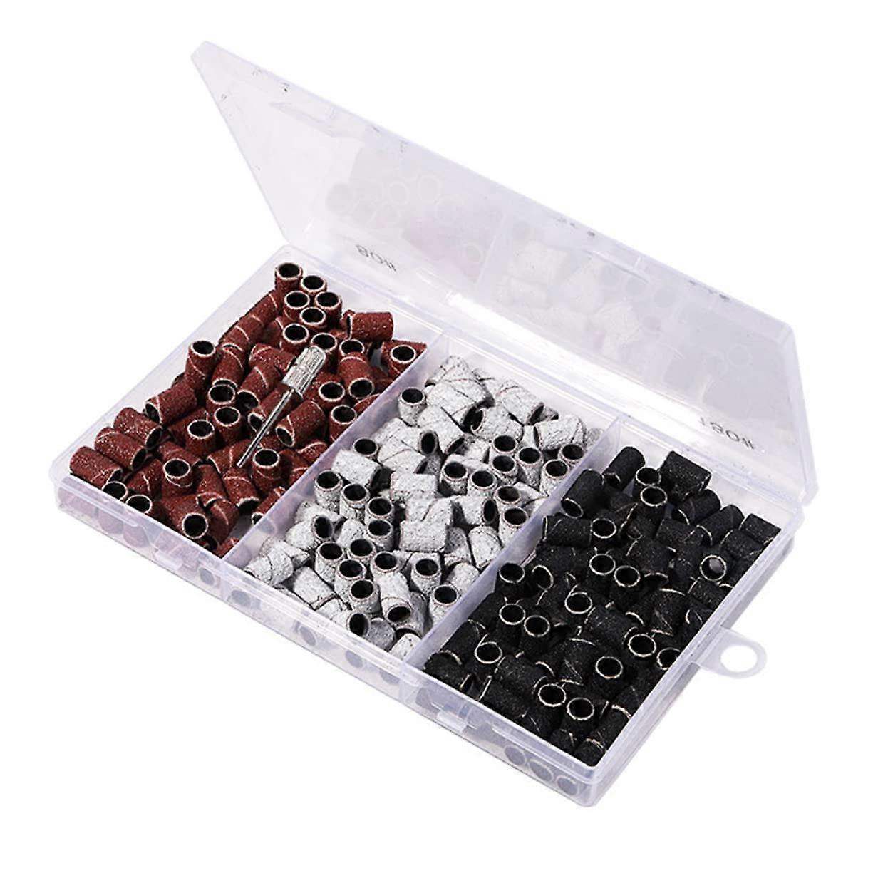 Nail Drill Accessories Manicure Tool Set with Cuticle Trimming and Easy Nail Surface Prep