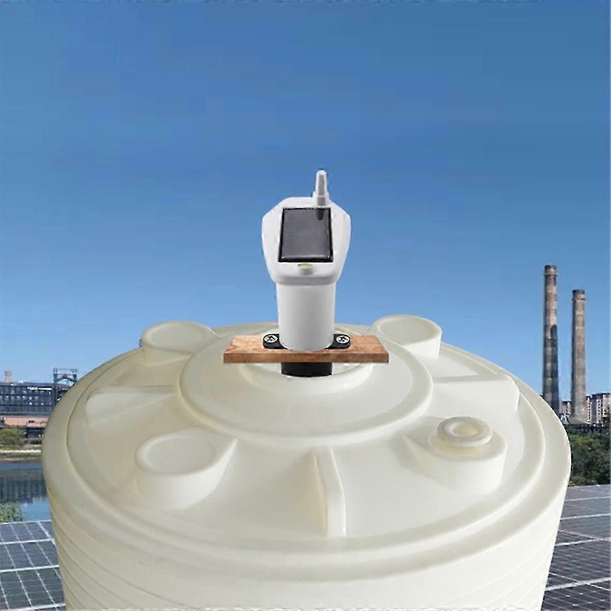 Ultrasonic Level Sensor, Water Liquid Depth Level Meter Sensor Liquid Level Sensor with Temperature Display LED Display 25-26