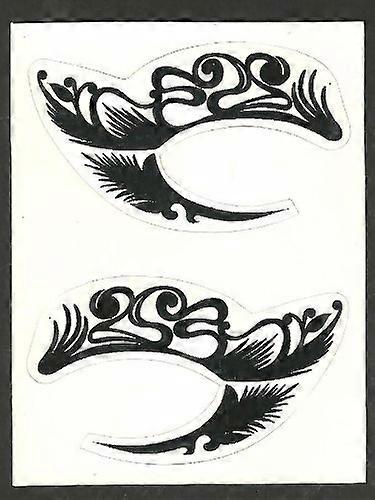 Temporary Eyeliner Tattoos Feathered Smoke with Fast Application and Symmetrical Precision
