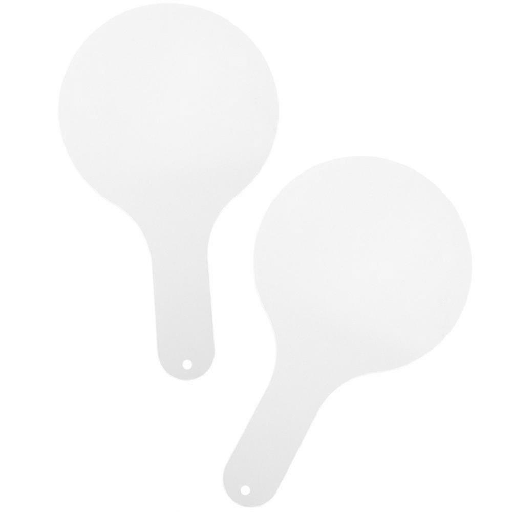 Reusable Answer Paddle Whiteboard Handheld for Kids Use 10Pcs