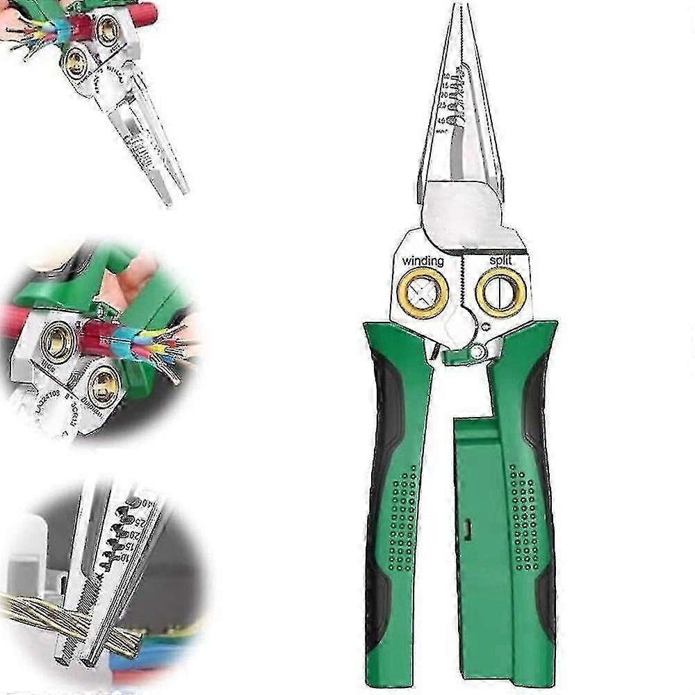 7 in 1 Multi-Function Wire Stripping Pliers, Professional Wire Stripping Tool
