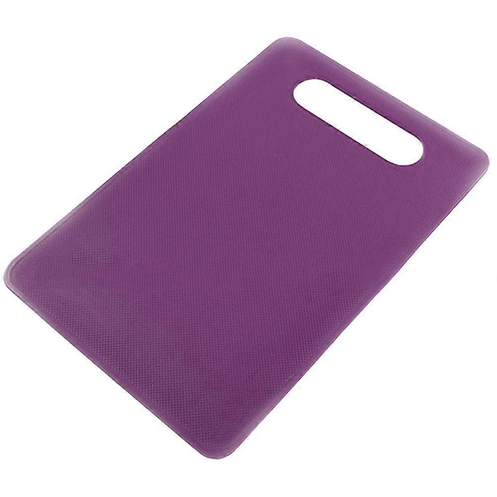 NonSlip Plastic Cutting Board for Kitchen with AntiSlip Surface, Dishwasher Safe, Purple