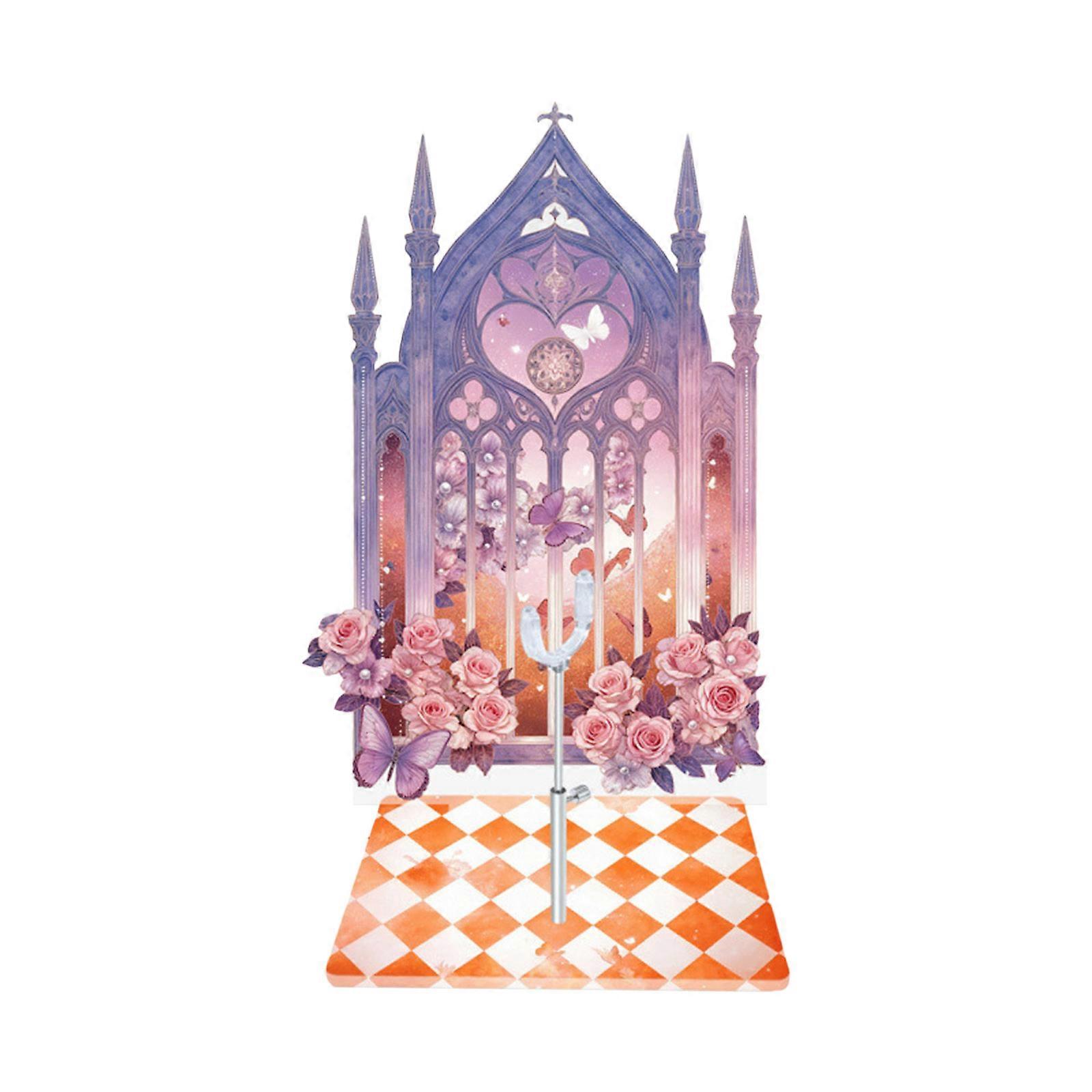 Support Stand For Displaying Dolls Flexible Height Control Construction Easy Setup Universal Application Multicolor