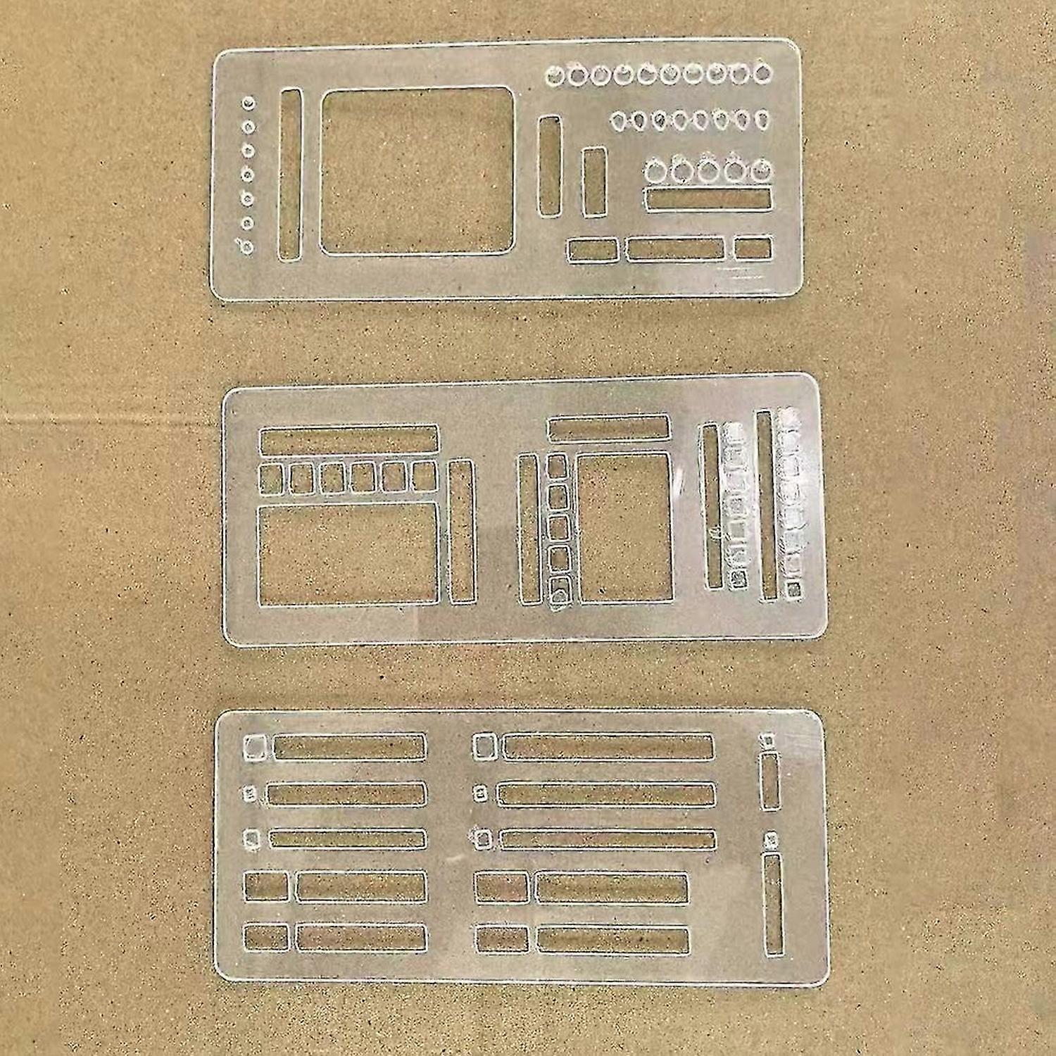 Stencils Drafting Tools Reusable Planner Stencils for Daily Planning