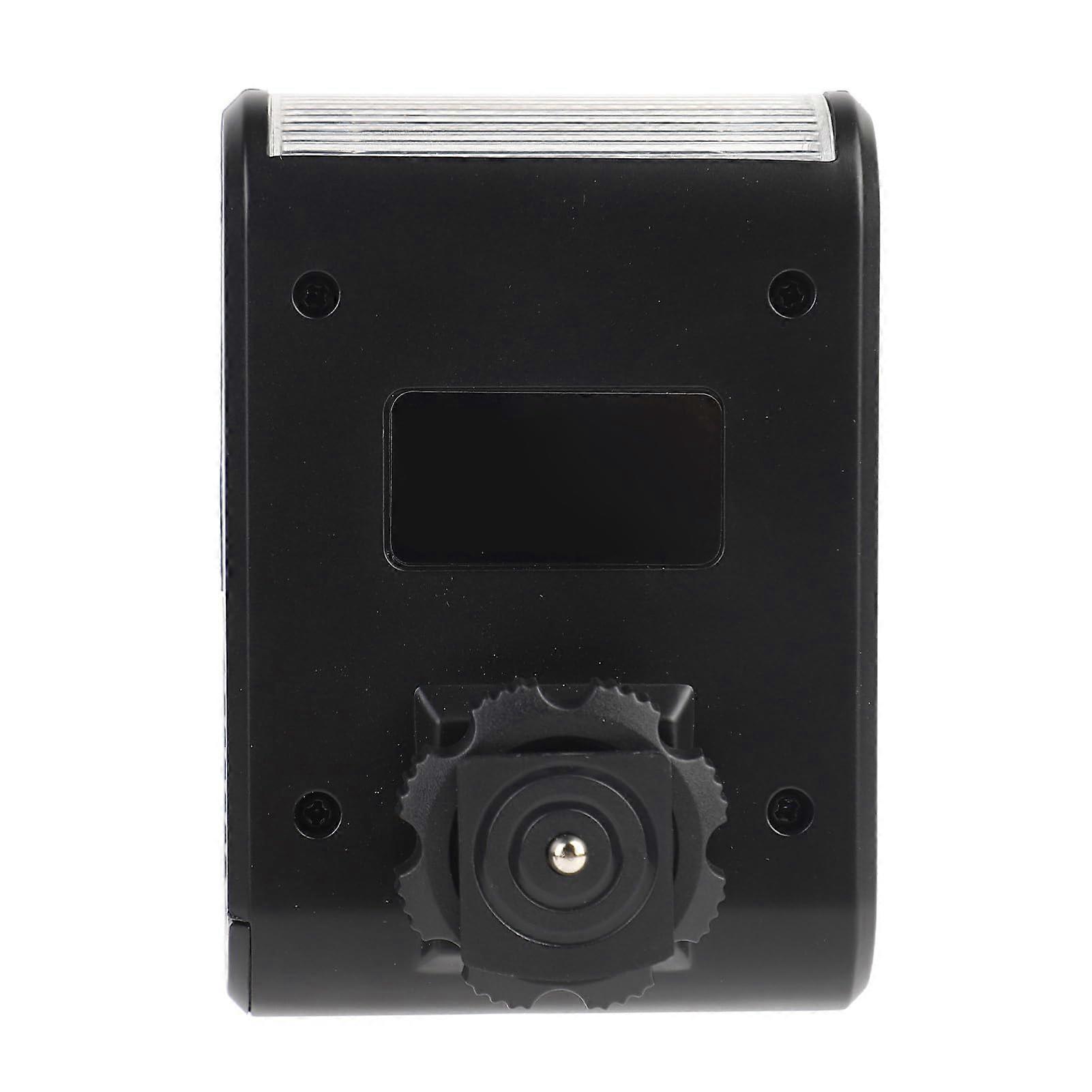 Mini DSLR Camera Flash with Hot Shoe Mount, Bright Soft Lighting, Compact Lightweight Design, Black