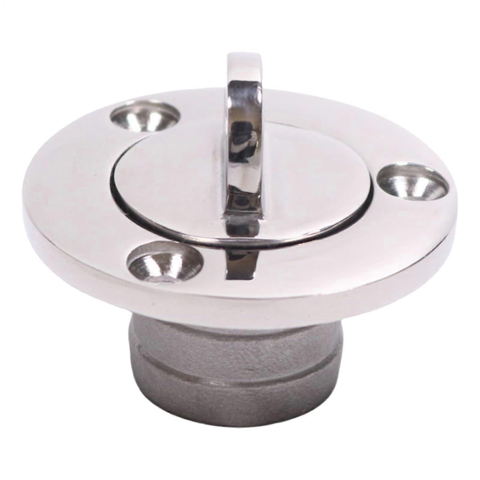 Stainless Steel Boat Drain Plug 1 Inch LeakProof RustProof Threaded Marine Drain Plug for Hulls