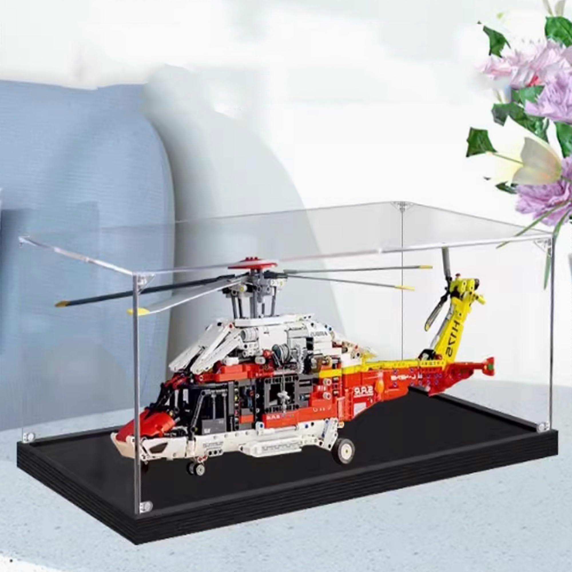 Acrylic Display Case for  42145 Aircraft with DustProof Protection and  Transparency