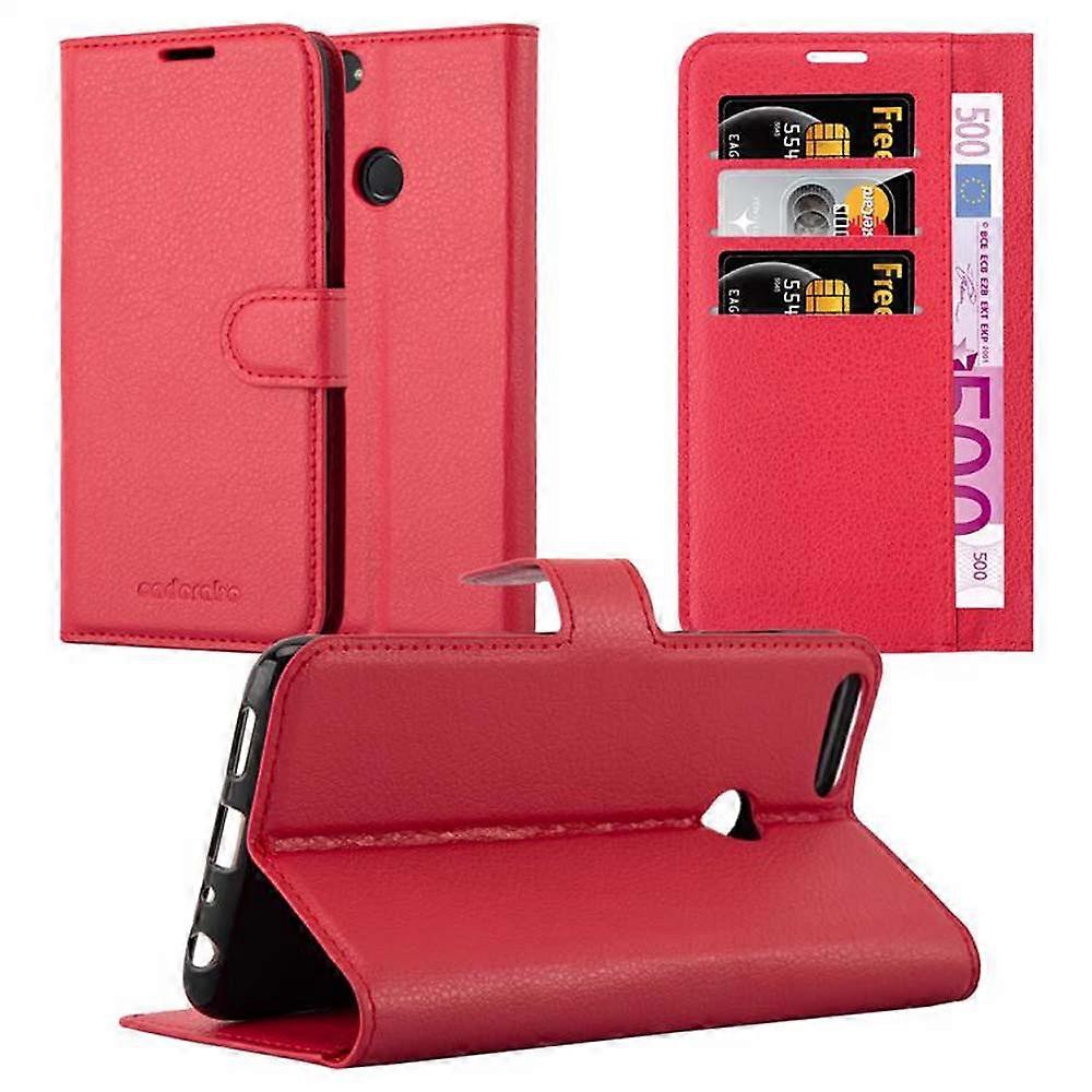 Huawei P SMART 2018 / Enjoy 7S Case - Protective Case with Card Slots and Stand Function