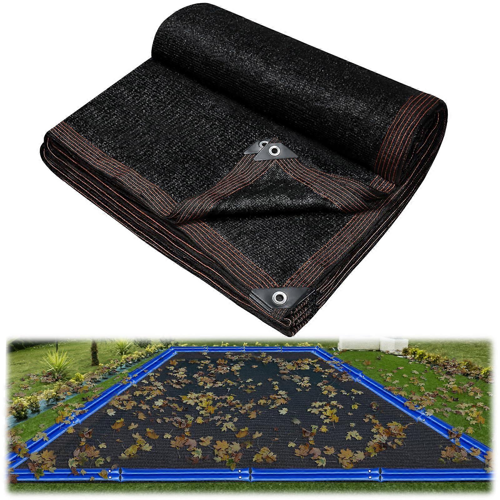 18 x 36 ft Fine Mesh Leaf Net Pool Cover for Rectangle Inground and Above Ground Pools