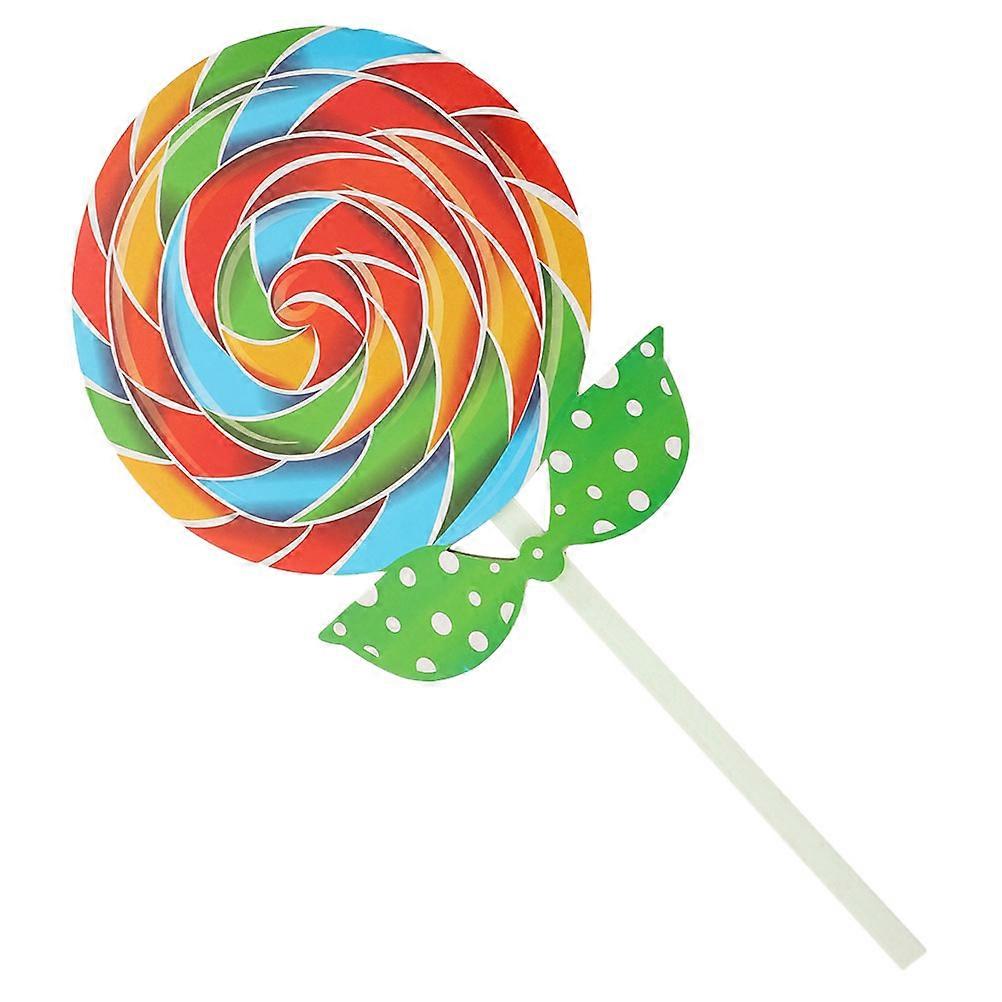 Lollipop Prop Large Candy Ornament for Decor Multi Material