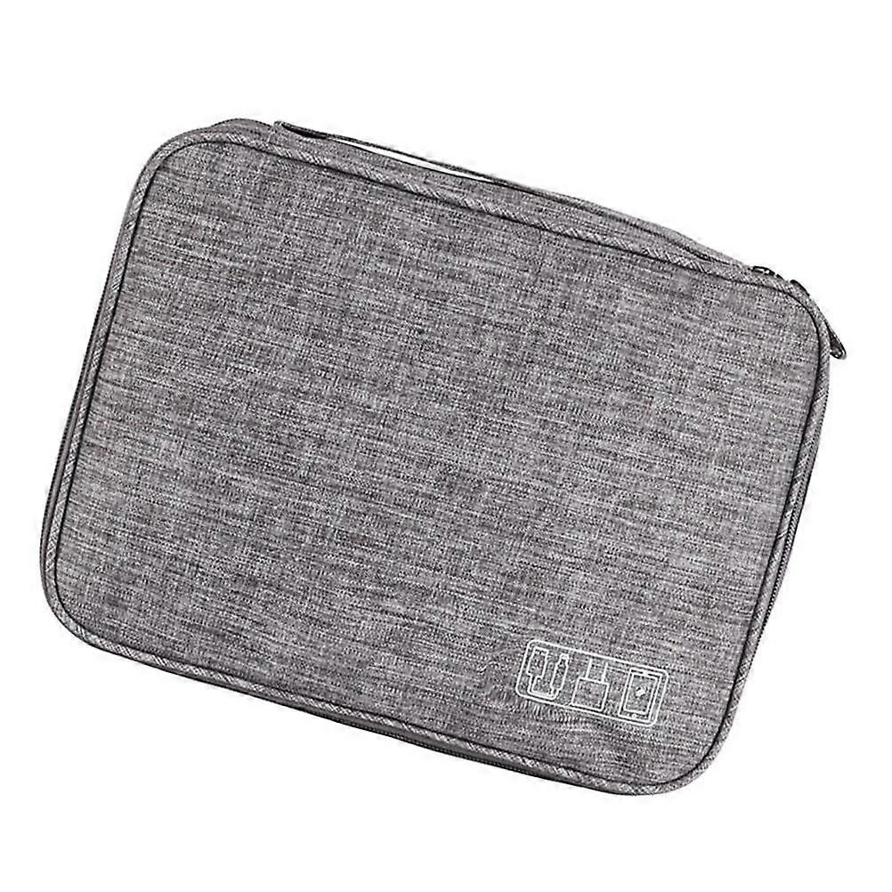 Black Digital Accessory Bag for Storage Power Bank Storage Pouch Durable