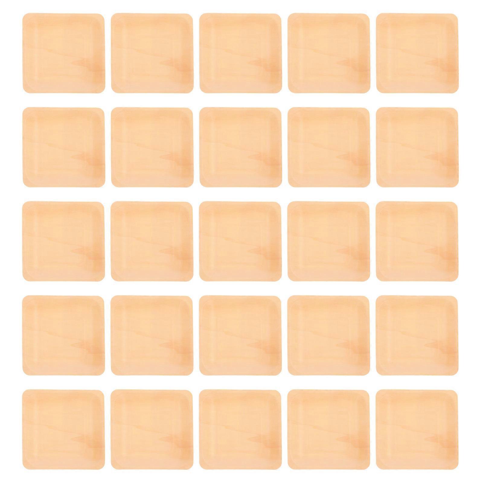 Wooden Square for Kitchen Use 50Pcs Picnic