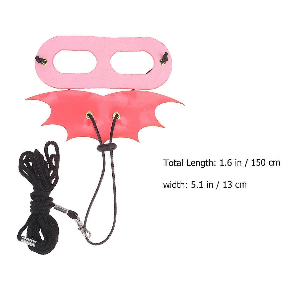 Reptile Harness Adjustable Hauling Cable with Wings