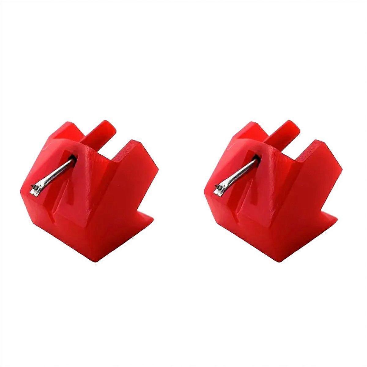 Stylus for LP Phonograph Turntable Accessories, Red