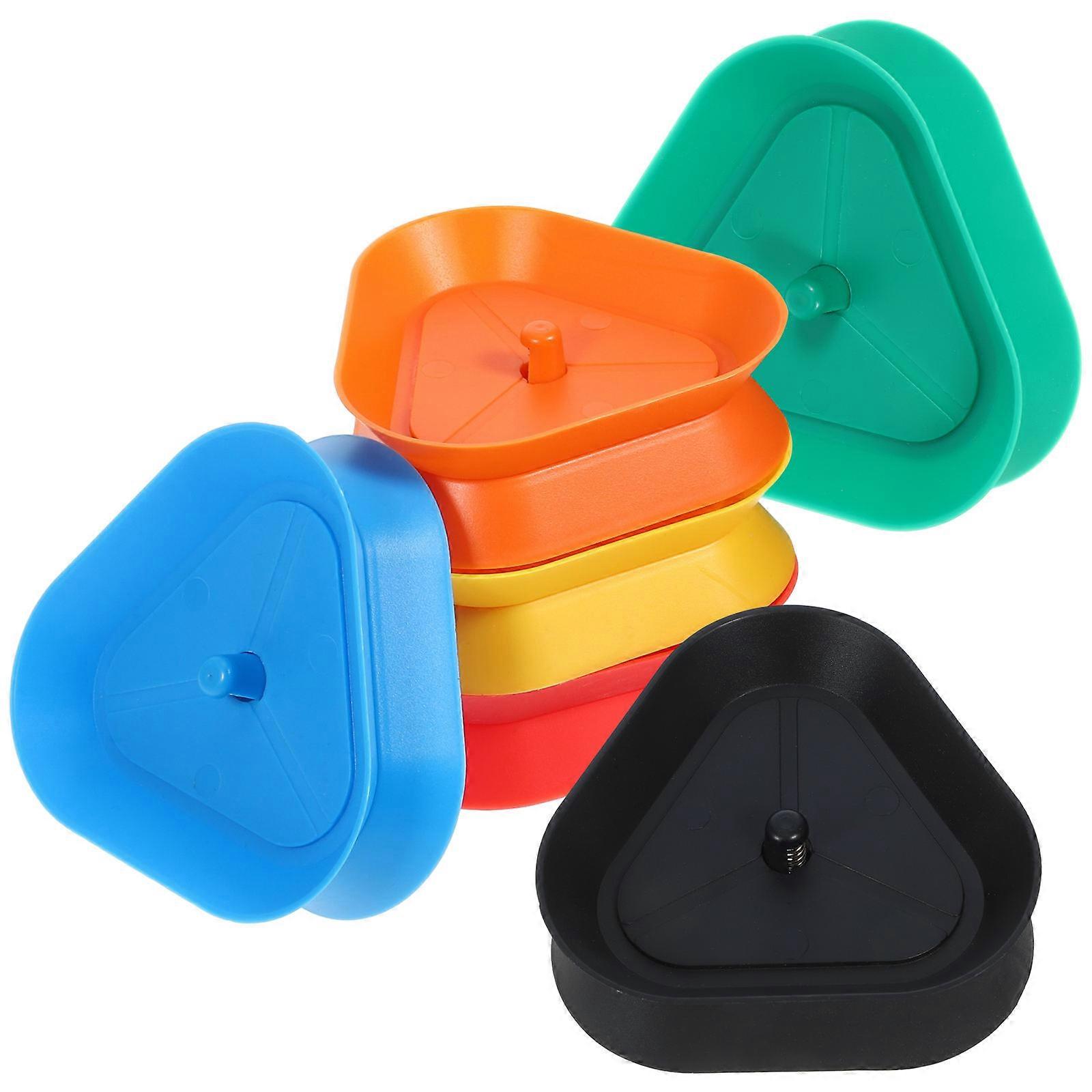 Triangle Playing Card Holder Hands-Free Stand with 18Pcs for Home Use