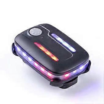 Led Shoulder Light Gravity Sensing Shoulder Lights Red Blue Led 360 Rotation Warning Safety Lamp for Security Patrol