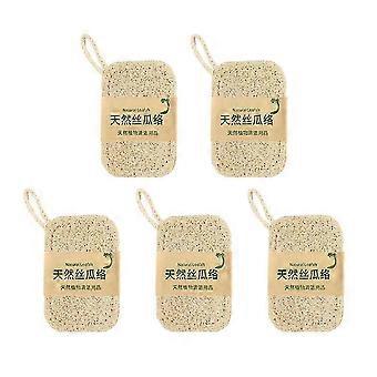 Natural Loofah Sponge, Rectangular, Creative, Practical, DIY, is Used to Clean Oily Objects.