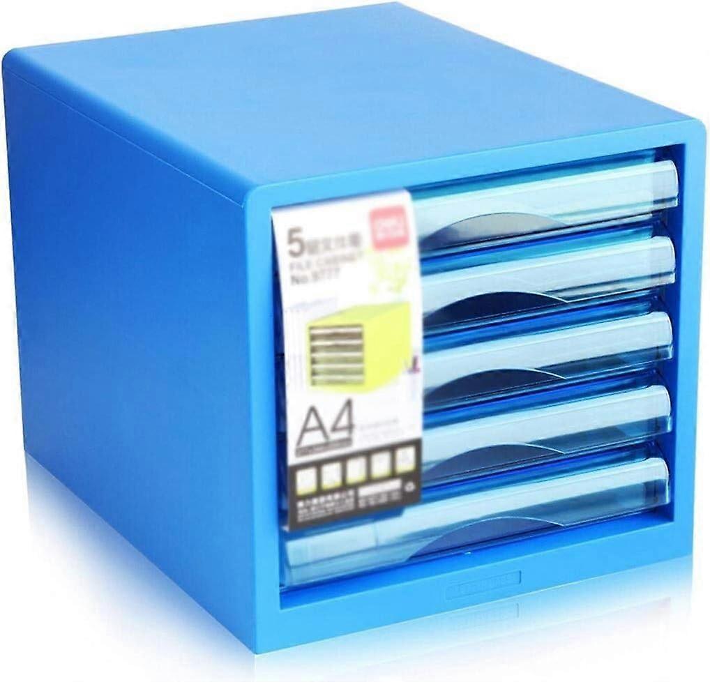 File Folder Organizer with Lock, Multifunctional Desktop File Cabinet for Office Document Storage