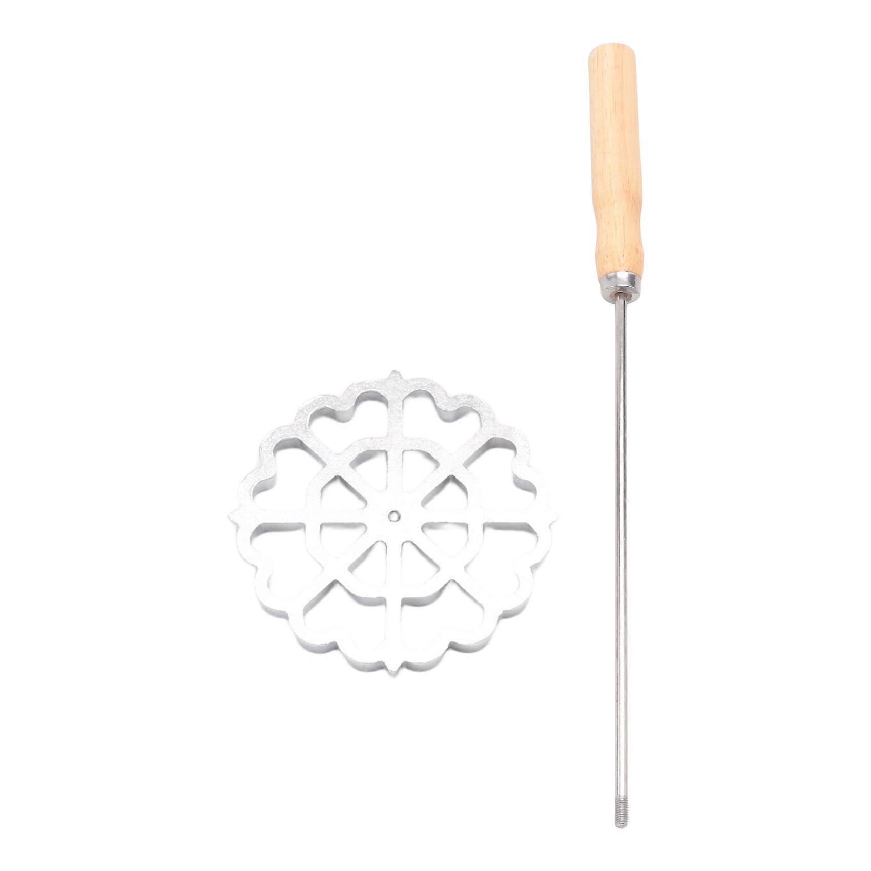 Bunuelos Mold with Handle, Swedish Rosette Maker