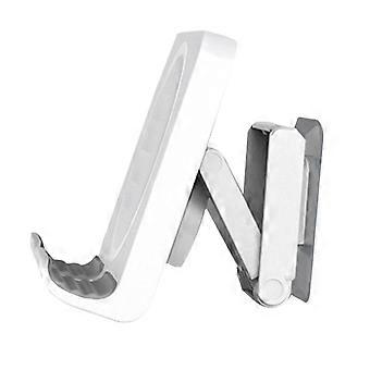 Wall Mounted Phone Holder with Strong Adhesive, Retractable Design for Bedroom Kitchen, NoDrill Mount