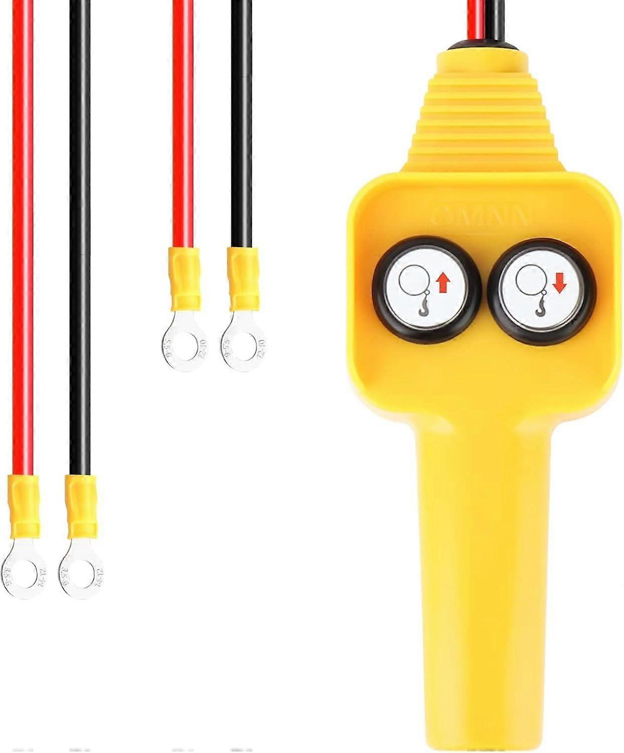 Winch Hand Control Assembly, Yellow Crane Push Button Switch, for 1500lbs to