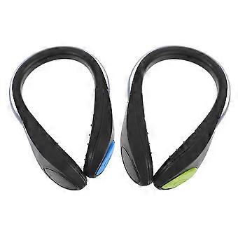 Safety Shoe Clips Light for Outdoor Sports with 2Pcs Flashing LED Shoe Clip Lamps