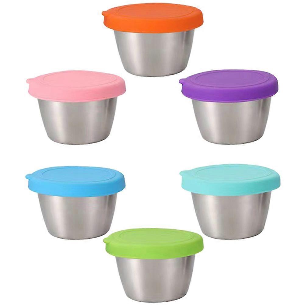 Sauce Dish Condiment Cups Containers for Storage 12Pcs Assorted Color