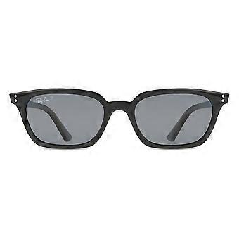 Ray-Ban RB4456 Zaya Polarized 667781 Full Rim Black Unisex Rectangle Sunglasses UV3 Polarized Original