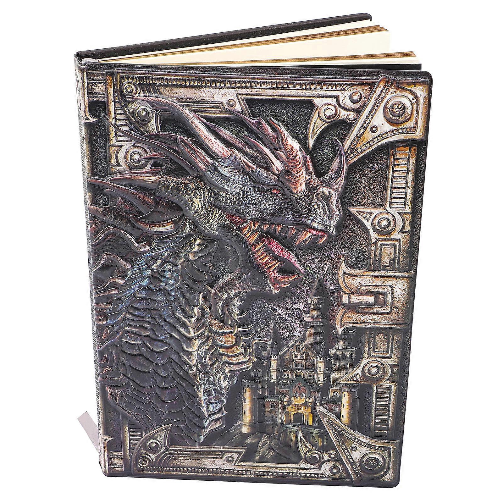 Embossment Notepad Floating Dragon Notebook for Piece Assorted Color