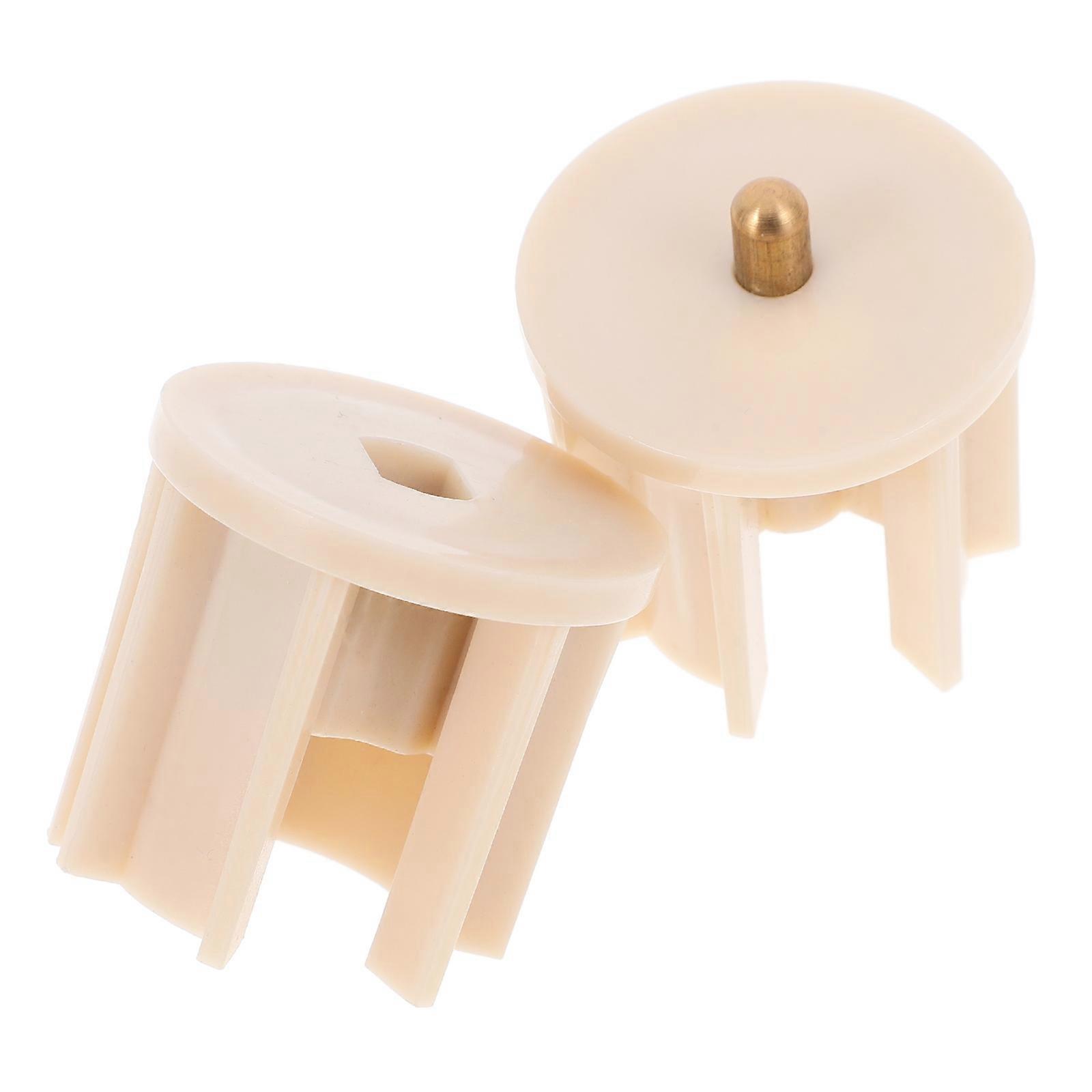 Beige Roller Blinds Clutch Plug for Replacement Installation Accessories 2Pcs
