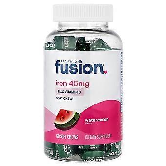 Bariatric Fusion, Iron Plus Vitamin C Soft Chew, Watermelon, 60 Soft Chews
