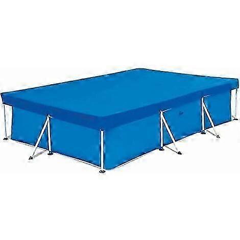 Rectangular pool cover compatible with rectangular pools, pool cover, improved material, thickened and durable, dust and leaf resistant, easy to insta