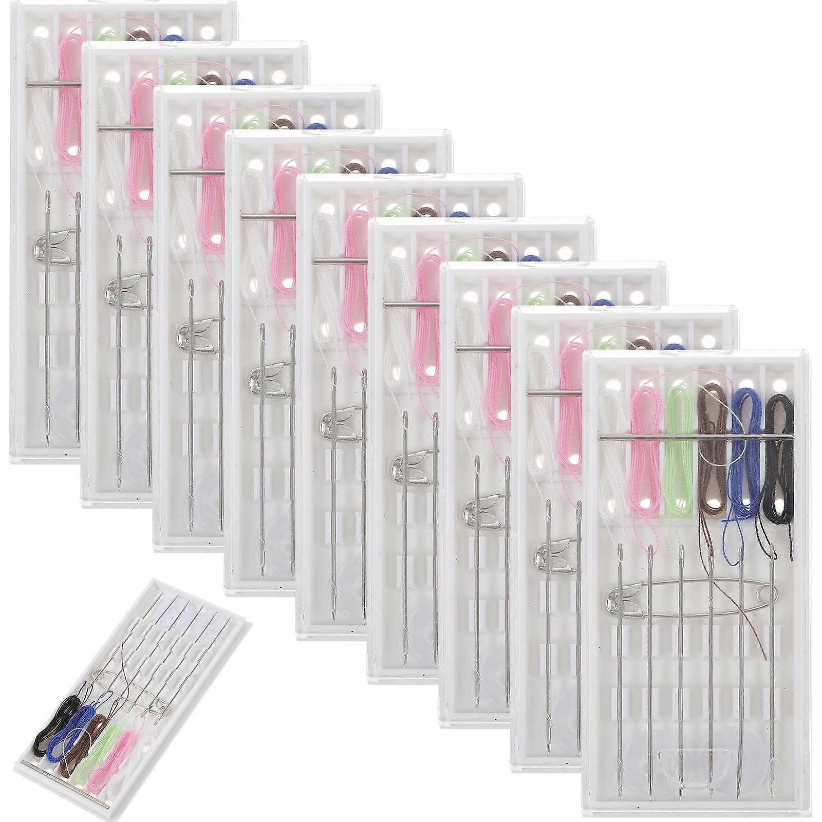 Disposable Sewing Kit Needle Thread for Sewing Work 10Packs Assorted Color
