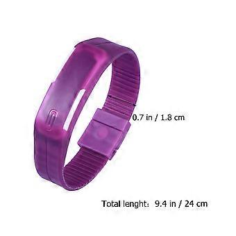 Bracelet de sport en silicone avec écran tactile LED pour étudiants