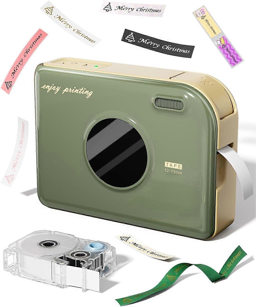 Ribbon Printer, A30 Small Label Maker Machine with Waterproof Label