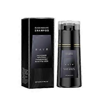 Generic amz hair shampoo (black) plant extract care, multi-color diy coloring, trendy hair, gentle and easy to dye - amz hair shampoo (black) plant ex