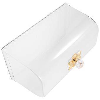 Clear Cake Dome Reusable Plastic Cake Tray Protector Bread Dish Clear Dome Cover