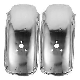 Motorcycle Rear Mudguard Mudflaps for Protection Stainless Steel 2Pcs