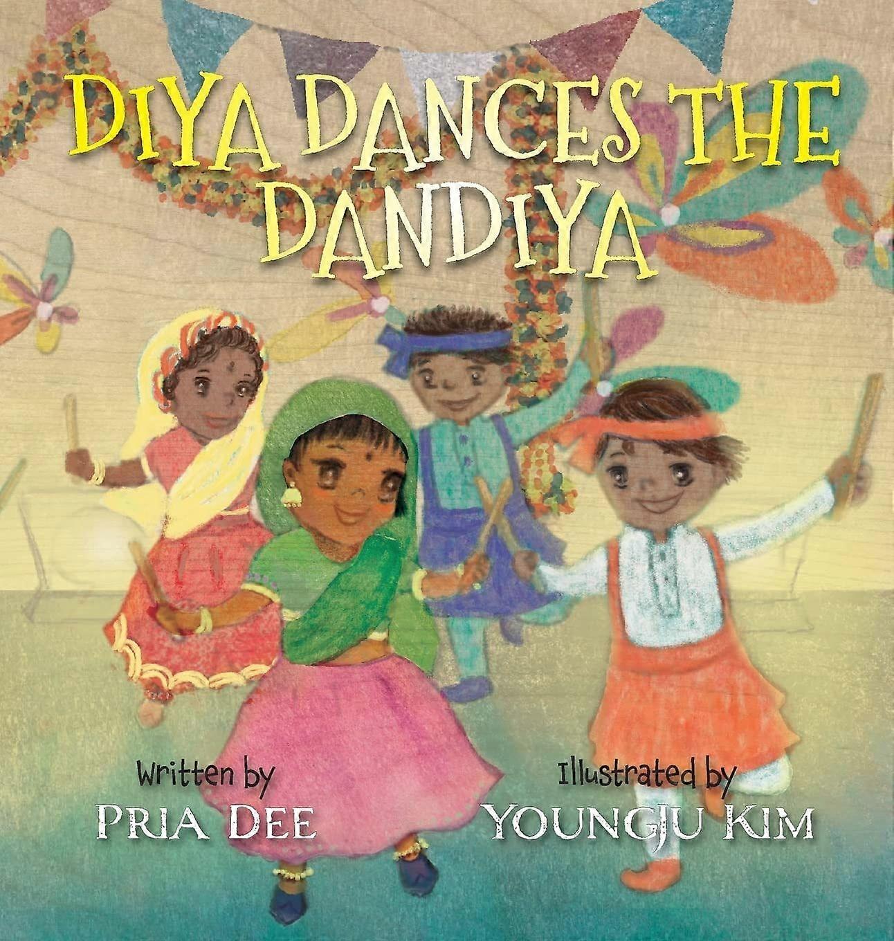 Diya dances the dandiya