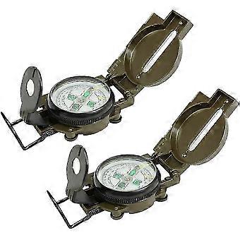 Handheld Waterproof Military Compass with Clinometer for Mountaineering Camping Hiking,x
