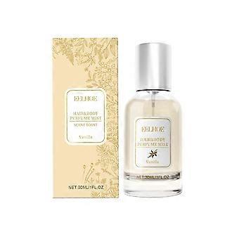 Perfume en aerosol para cuerpo y cabello Eelhoe Vanilla, floral, ligero, fresco y duradero, para mujer.