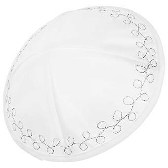 Kippah White Yamulke Cap for Men Religious Mitzvah