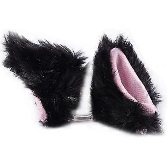 Helmet accessories, cat ear helmet decoration cute plush cat ear helmet motorcycle bicycle helmet suitable for all